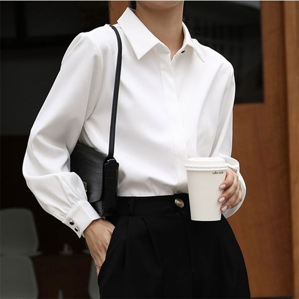 spring korea fashion women long sleeve loose ol shirts office lady turn-down collar white blouse femme blusas v75 210512
spring korea fashion women long sleeve loose ol shirts office lady turn-down collar white blouse femme blusas v75 210512