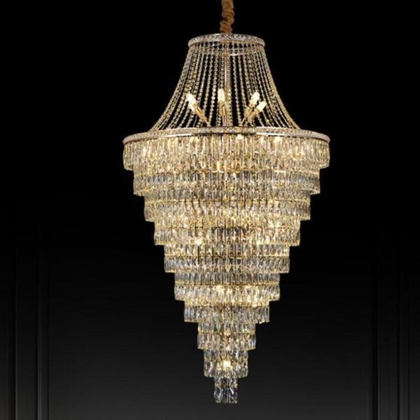 chandeliers luxury stair k9 gold crystal chandelier lustre moderne suspension luminaire led living room dining lighting fixtures
chandeliers luxury stair k9 gold crystal chandelier lustre moderne suspension luminaire led living room dining lighting fixtures
