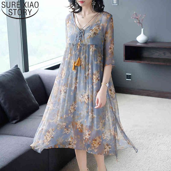 plus size casual women dress midi summer dresses thin chiffon printing elegant loose bow v-neck fashion fake two pieces 9371 50 210417, Black;gray
plus size casual women dress midi summer dresses thin chiffon printing elegant loose bow v-neck fashion fake two pieces 9371 50 210417, Black;gray