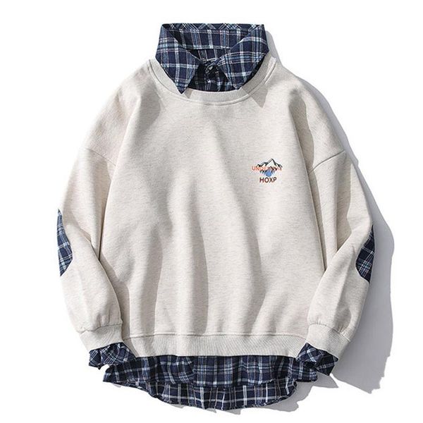 men's hoodies & sweatshirts men hip hop sweatshirt oversized long sleeve harajuku streetwear male fake two pieces grid pullover hooded, Black
men's hoodies & sweatshirts men hip hop sweatshirt oversized long sleeve harajuku streetwear male fake two pieces grid pullover hooded, Black