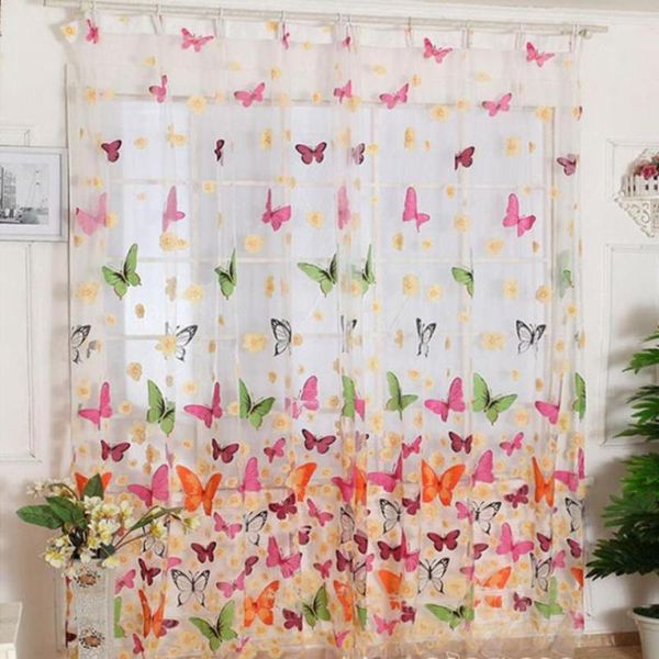 curtain & drapes colorful butterfly printed tulle window screens sheer voile door curtains drape panel or scarf assorted 1mx2m aug16
curtain & drapes colorful butterfly printed tulle window screens sheer voile door curtains drape panel or scarf assorted 1mx2m aug16