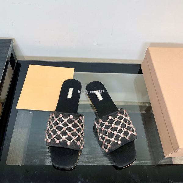 slippers 21 summer style fashionable and comfortable fashion celebrities feng shui diamond satin open toe flat heel women's sandals, Black
slippers 21 summer style fashionable and comfortable fashion celebrities feng shui diamond satin open toe flat heel women's sandals, Black