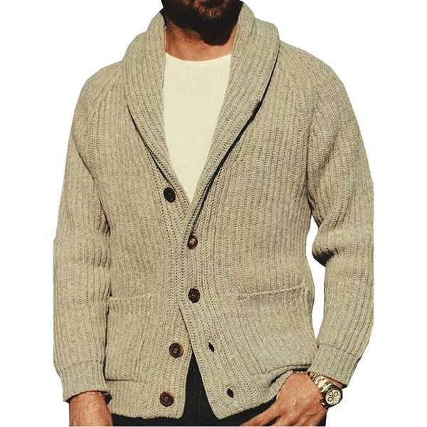 men's cardigan knitted khaki color stylish vintage style long sleeve sweater cardigans v neck fall winter, White;black
men's cardigan knitted khaki color stylish vintage style long sleeve sweater cardigans v neck fall winter, White;black