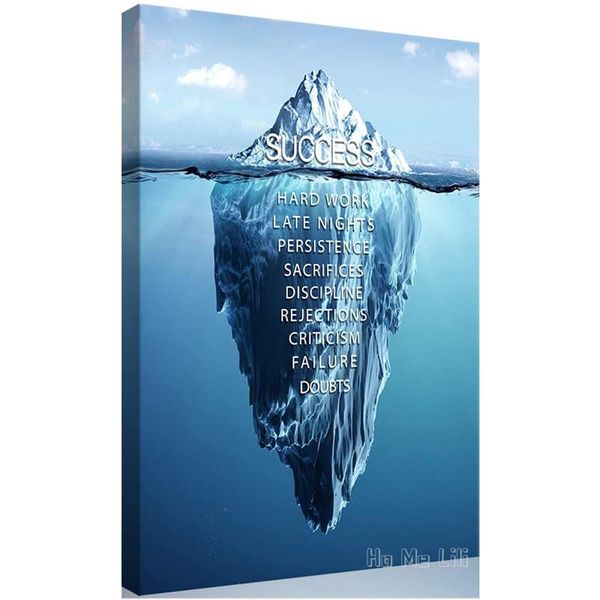 paintings iceberg success motivational by ho me lili wall art canvas print office decor inspiring prints decoration
paintings iceberg success motivational by ho me lili wall art canvas print office decor inspiring prints decoration