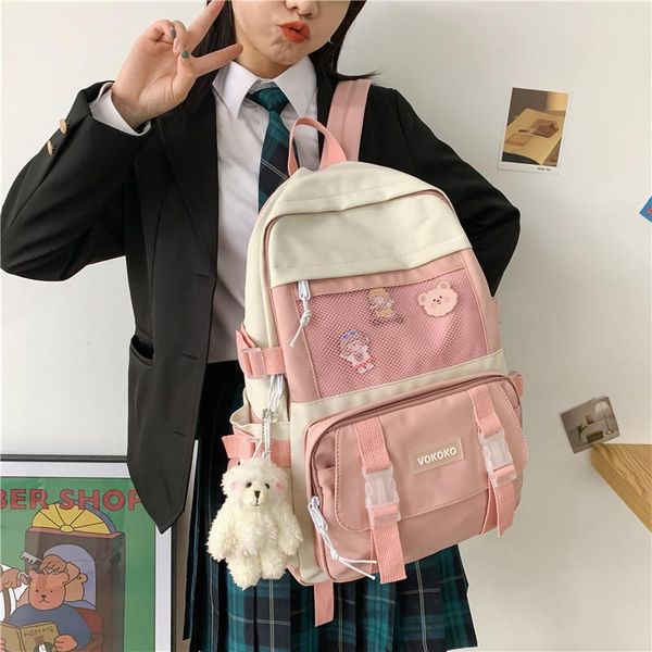 backpack women fashion waterproof nylon kawaii girls bookbag female cute travel mochilas school bag for college rucksack leisure
backpack women fashion waterproof nylon kawaii girls bookbag female cute travel mochilas school bag for college rucksack leisure