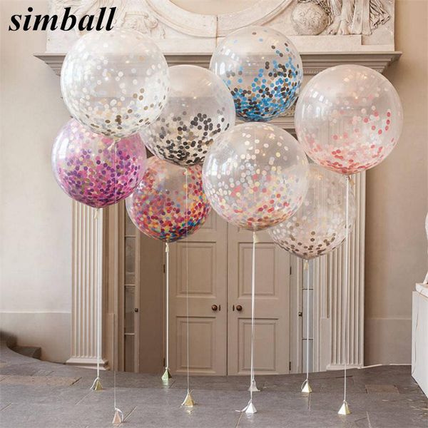 1pcs/lot 18inch large confetti balloon multicolor latex balloons happy birthday party romantic wedding decoration supplies
1pcs/lot 18inch large confetti balloon multicolor latex balloons happy birthday party romantic wedding decoration supplies