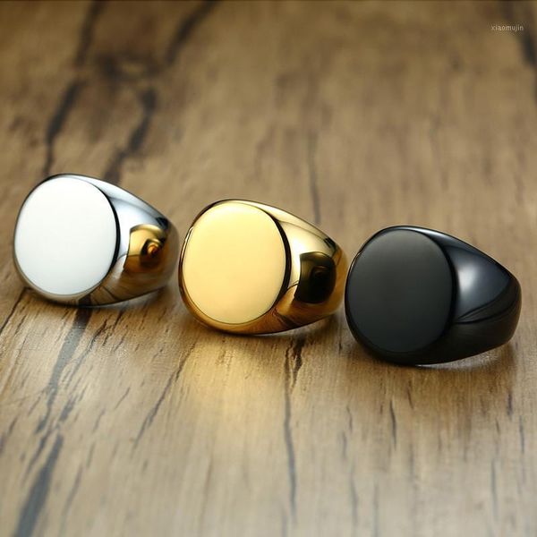 cluster rings zorcvens 20mm chunky personalize round signet ring for men glossy heavy stainless steel stamp punk male, Golden;silver
cluster rings zorcvens 20mm chunky personalize round signet ring for men glossy heavy stainless steel stamp punk male, Golden;silver
