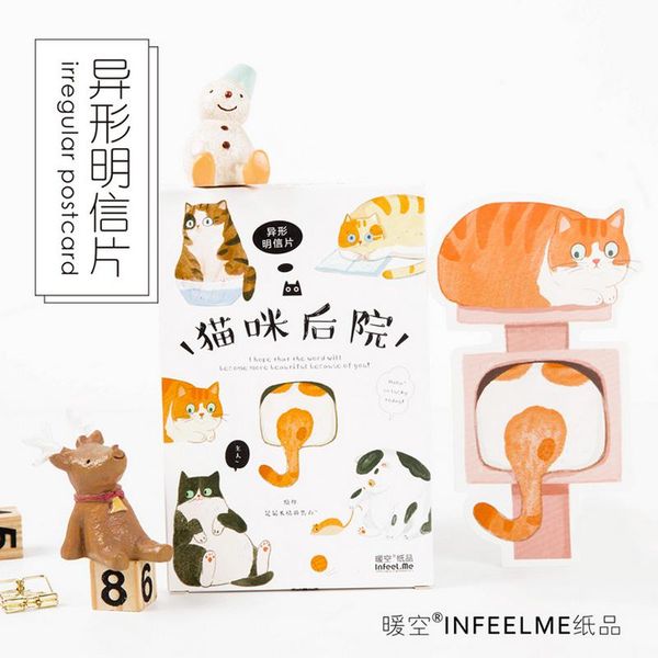 greeting cards 30 pcs/lot novelty heteromorphism cute lazy cat postcard card christmas birthday gift stationery
greeting cards 30 pcs/lot novelty heteromorphism cute lazy cat postcard card christmas birthday gift stationery