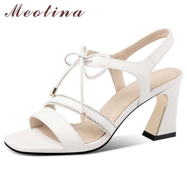 meotina women shoes ankle strap natural genuine leather sandals square toe crystal lady shoes thick high heels sandals summer 210608, Black
meotina women shoes ankle strap natural genuine leather sandals square toe crystal lady shoes thick high heels sandals summer 210608, Black
