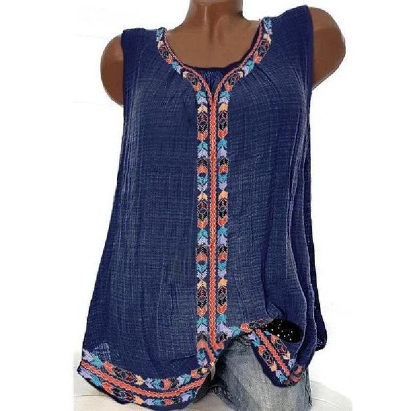 women's t-shirt summer women t shirt harajuku chic leisure o neck sleeveless shirts retro ethnic floral print vest plus size 5xl, White
women's t-shirt summer women t shirt harajuku chic leisure o neck sleeveless shirts retro ethnic floral print vest plus size 5xl, White