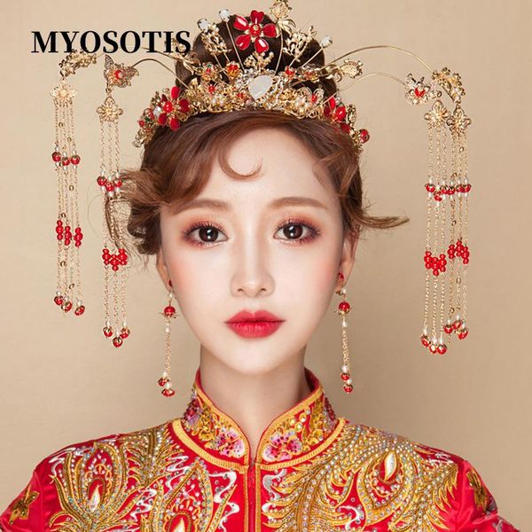 hair clips & barrettes chinese-style wedding bridal coronet headdress exquisite accessories gold bride hairwear jewelries, Golden;silver
hair clips & barrettes chinese-style wedding bridal coronet headdress exquisite accessories gold bride hairwear jewelries, Golden;silver