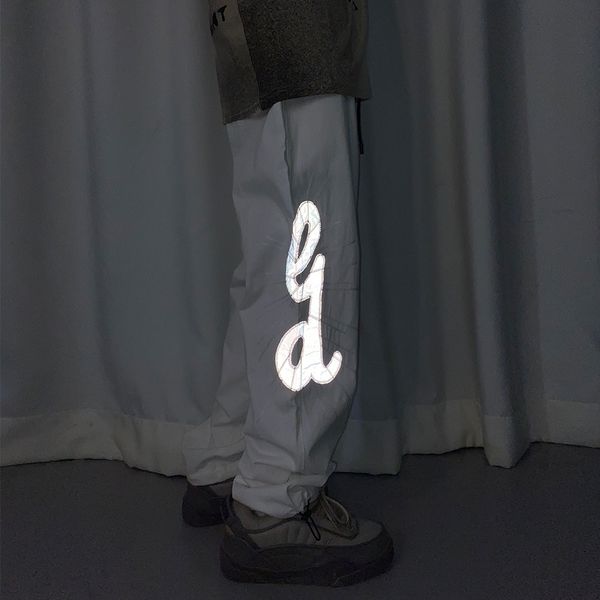 pants fashionable the letter reflective embroidery casual men's brand drawstring leggings harajuku flow elastic waist, Black
pants fashionable the letter reflective embroidery casual men's brand drawstring leggings harajuku flow elastic waist, Black
