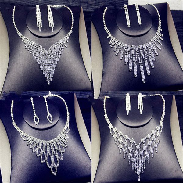 manufacturer direct sales necklace bride wedding dress full diamond earrings set chain dinner ball accessories jewelry sets wholesale, Silver
manufacturer direct sales necklace bride wedding dress full diamond earrings set chain dinner ball accessories jewelry sets wholesale, Silver