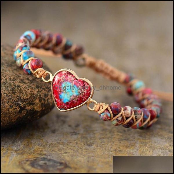 beaded, jewelrybeaded, strands natural stone heart charm bracelets string braided rame friendship wrap bracelet women jewelry drop delivery, Black
beaded, jewelrybeaded, strands natural stone heart charm bracelets string braided rame friendship wrap bracelet women jewelry drop delivery, Black