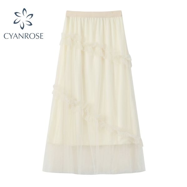 summer solid collor hollow out lace splice mesh skirt women elastic high waist chic long tulle ins tutu female 210515, Black
summer solid collor hollow out lace splice mesh skirt women elastic high waist chic long tulle ins tutu female 210515, Black