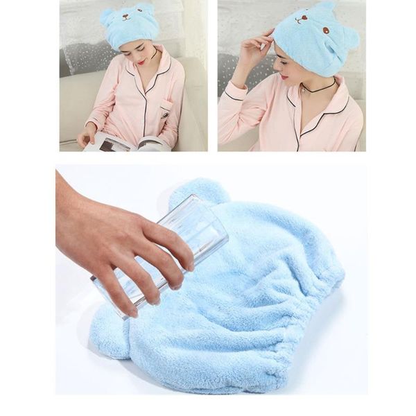 towel microfiber hair turban quickly dry hat wrapped bathing cap cute rapided water-absorbent tools
towel microfiber hair turban quickly dry hat wrapped bathing cap cute rapided water-absorbent tools