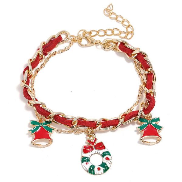 link, chain santa claus bracelet alloy pendant christmas bells bow garland tree snowman cartoon cute couple bracelets xmas gift b, Black
link, chain santa claus bracelet alloy pendant christmas bells bow garland tree snowman cartoon cute couple bracelets xmas gift b, Black