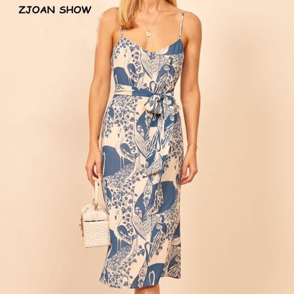 casual dresses vintage french tie bow sashes blue white bird print bandage spaghetti strap midi dress retro women lacing up s, Black;gray
casual dresses vintage french tie bow sashes blue white bird print bandage spaghetti strap midi dress retro women lacing up s, Black;gray