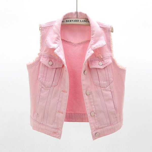 women's vests summer korean loose short denim vest women waistcoat pink sleeveless jacket coat slim casual student jeans female 5xl, Black;white
women's vests summer korean loose short denim vest women waistcoat pink sleeveless jacket coat slim casual student jeans female 5xl, Black;white