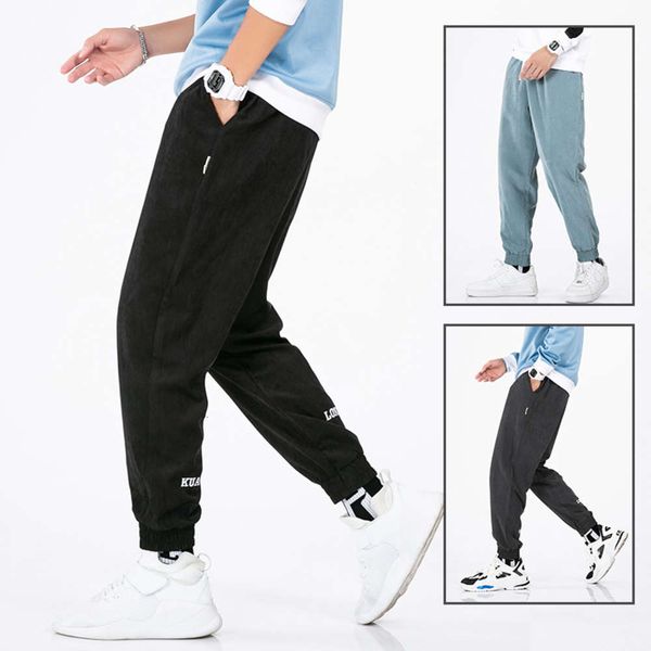 men's casual pants autumn and winter new large size corset casual pants capris men's loose solid pants, Blue
men's casual pants autumn and winter new large size corset casual pants capris men's loose solid pants, Blue