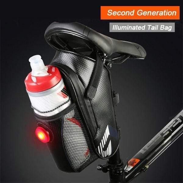 rainproof dirtproof bicycle tail bag with lights mountain bike rear water bottles & cages
rainproof dirtproof bicycle tail bag with lights mountain bike rear water bottles & cages