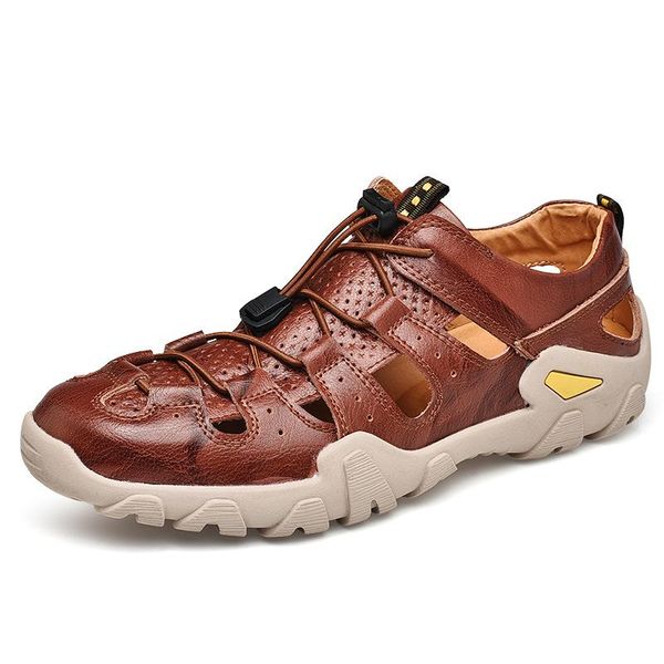 sandals 2021 quality genuine leather men outdoor summer breathable casual shoes beach sandalias big size 39-48, Black
sandals 2021 quality genuine leather men outdoor summer breathable casual shoes beach sandalias big size 39-48, Black