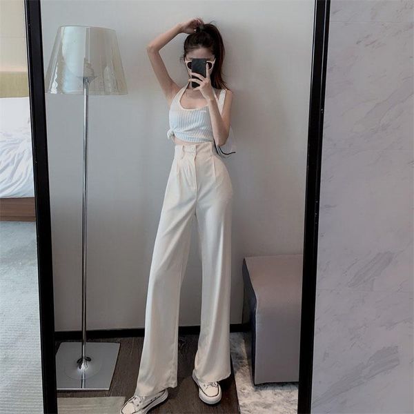 women's jumpsuits & rompers suit casual pants summer thin high waisted loose-fitting straight long-legged trousers fashion lady girl, Black;white
women's jumpsuits & rompers suit casual pants summer thin high waisted loose-fitting straight long-legged trousers fashion lady girl, Black;white