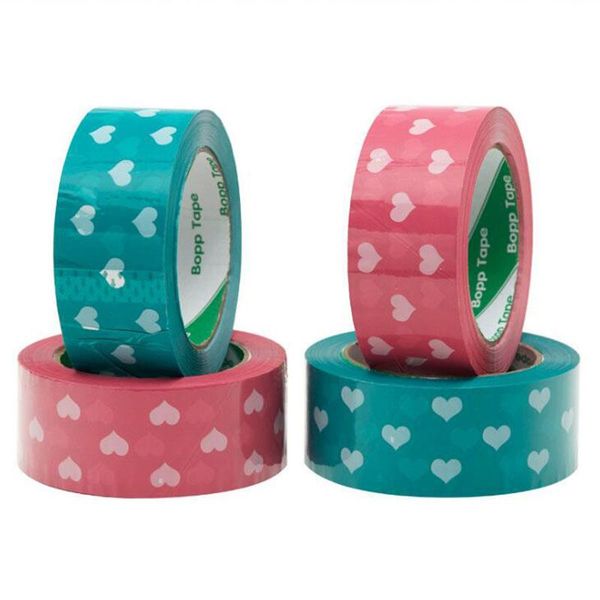gift wrap 4pcs cartoon heart pink blue sealing tape logistics express box packaging sticker bopp
gift wrap 4pcs cartoon heart pink blue sealing tape logistics express box packaging sticker bopp