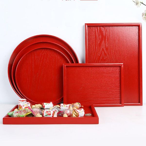kitchen storage & organization red rectangular wooden tray wedding tea household cup fruit snacks round flat plate
kitchen storage & organization red rectangular wooden tray wedding tea household cup fruit snacks round flat plate