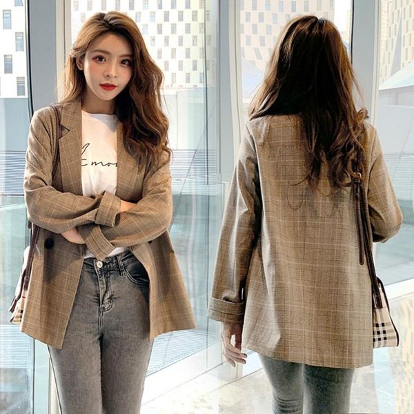 women's clothing women long sleeve blazer jacket casual female office suit coat suits & blazers, White;black
women's clothing women long sleeve blazer jacket casual female office suit coat suits & blazers, White;black