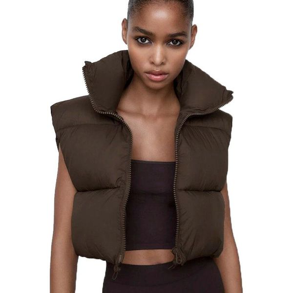 women's vests fashion autumn stand collar cotton women elegant solid simple zipper coats casual high waisted ladies 2021, Black;white
women's vests fashion autumn stand collar cotton women elegant solid simple zipper coats casual high waisted ladies 2021, Black;white