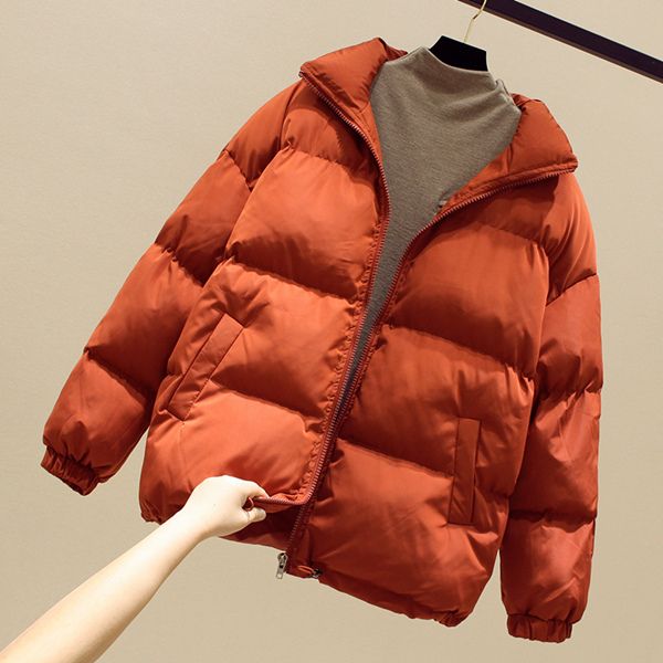 women's down jacket short style new winter burst loose and thick cotton coat, Black
women's down jacket short style new winter burst loose and thick cotton coat, Black