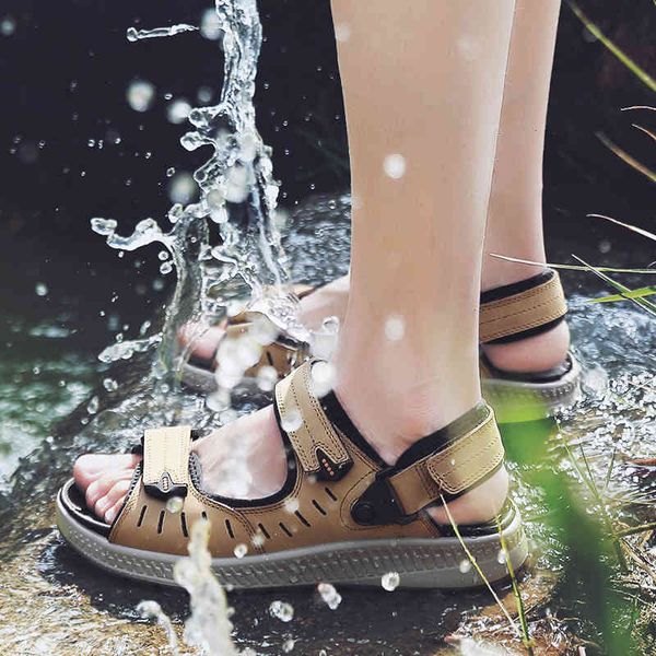 slippers classic mens sandals ooutdoor fashion summer genuine leather outdoor casual sandal fashion sneakers big size 48 tt4j, Black
slippers classic mens sandals ooutdoor fashion summer genuine leather outdoor casual sandal fashion sneakers big size 48 tt4j, Black