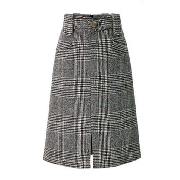 skirts vintage plaid skirt women spring autumn elegant high waist split chic retro fashion street ladies slim casual bodycon, Black
skirts vintage plaid skirt women spring autumn elegant high waist split chic retro fashion street ladies slim casual bodycon, Black