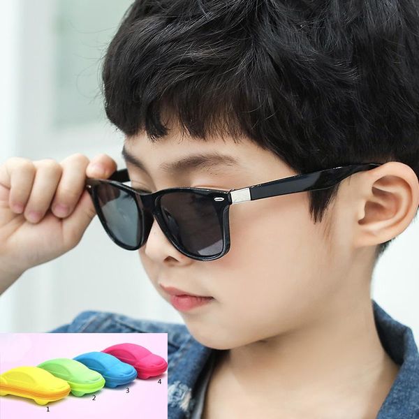 sunglasses with case children kids sunglass fashion classic brand design sun glasses for girls boys baby retro eyewear, Blue
sunglasses with case children kids sunglass fashion classic brand design sun glasses for girls boys baby retro eyewear, Blue