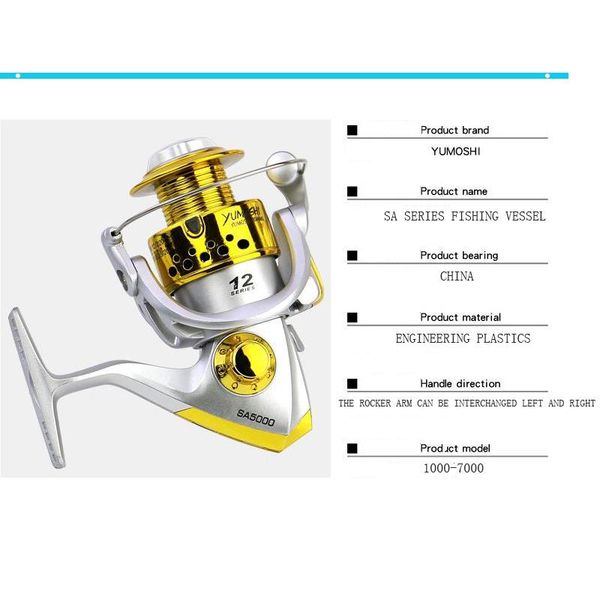 yumoshi fishing reel carp spinning sa1000-7000 wheel 12bb spool sea boat baitcasting reels
yumoshi fishing reel carp spinning sa1000-7000 wheel 12bb spool sea boat baitcasting reels