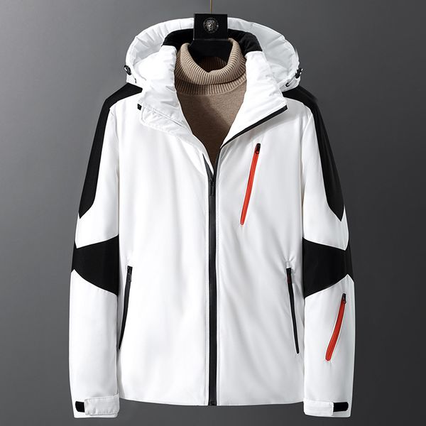 men's hoodie jacket hiking down jacket hiking windbreaker winter outdoor patchwork thermal warm waterproof windproof warm outerwear win, Black
men's hoodie jacket hiking down jacket hiking windbreaker winter outdoor patchwork thermal warm waterproof windproof warm outerwear win, Black