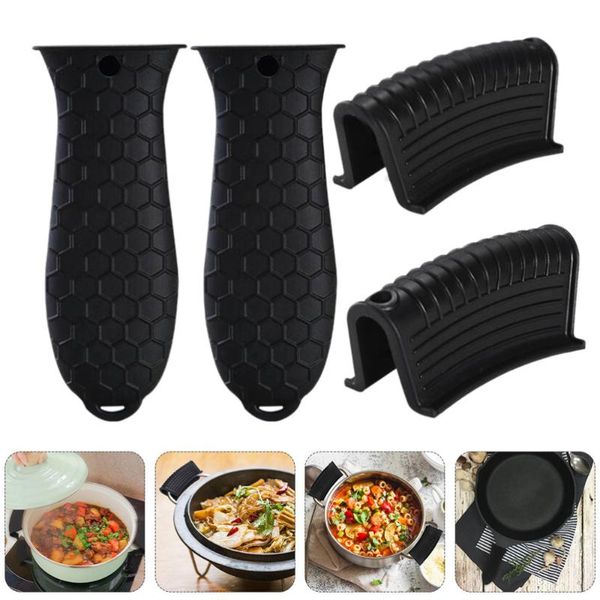 set 4pcs silicone anti-skid pot holders anti-scald handle protectors oven mitts
set 4pcs silicone anti-skid pot holders anti-scald handle protectors oven mitts