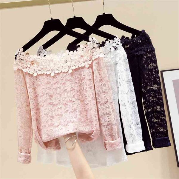 lace bottoming shirt women's long-sleeved fall in a small shirt, western style tight-fitting belly slimming gx1398 210507, White
lace bottoming shirt women's long-sleeved fall in a small shirt, western style tight-fitting belly slimming gx1398 210507, White