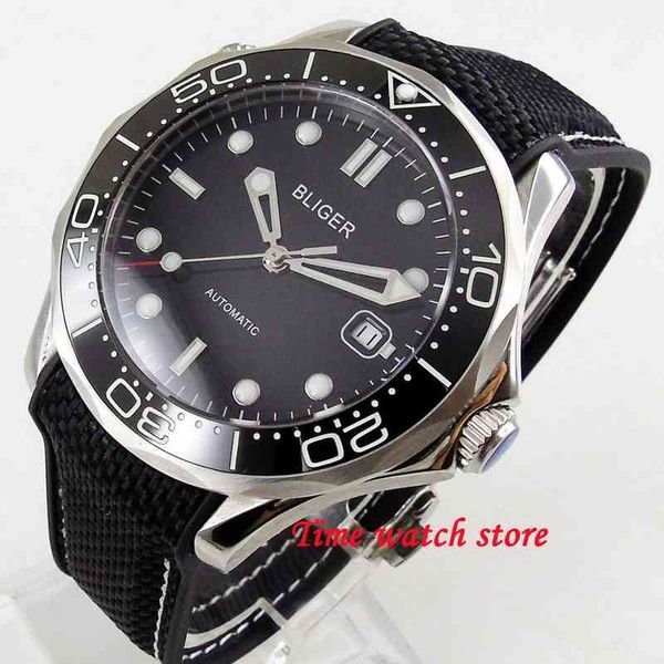 watch mechanical 41mm men bliger waterproof black index plate rubber canvas bracelet sapphire ceramic bezel miyota car wrist b223, Slivery;brown
watch mechanical 41mm men bliger waterproof black index plate rubber canvas bracelet sapphire ceramic bezel miyota car wrist b223, Slivery;brown