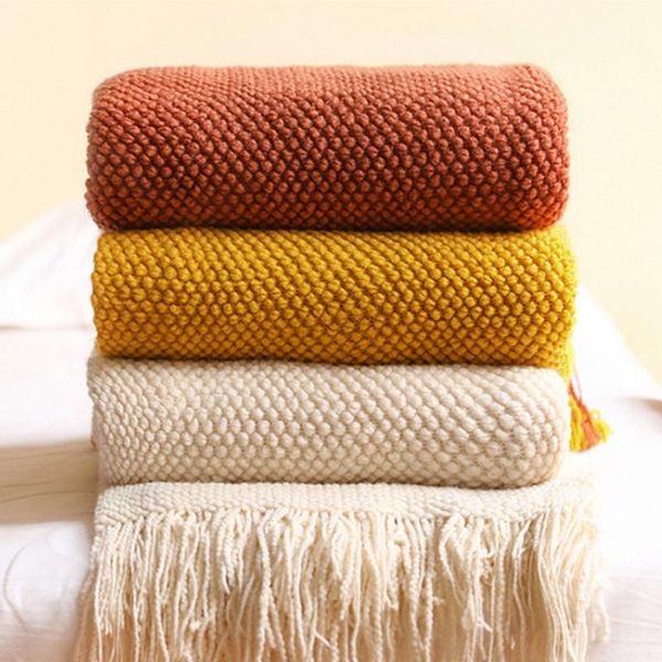 knitted blanket air conditioning solid color waffle nordic decorative for sofa bed office nap blankets
knitted blanket air conditioning solid color waffle nordic decorative for sofa bed office nap blankets