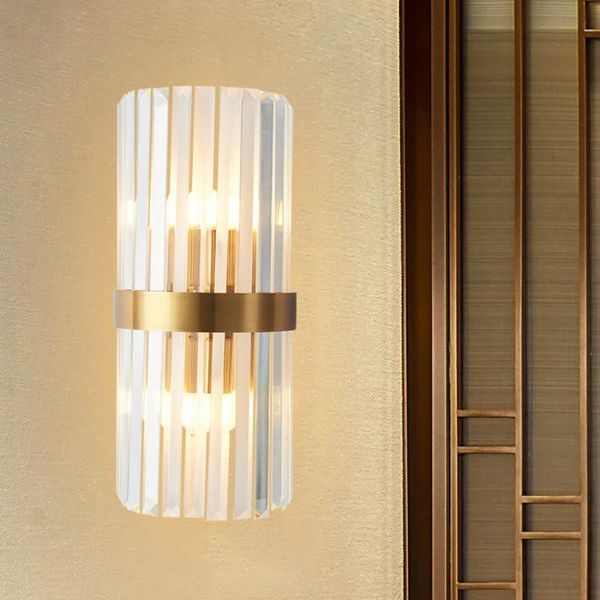 wall lamp modern crystal sconce light led bedroom living room hallway european bronze fixture
wall lamp modern crystal sconce light led bedroom living room hallway european bronze fixture