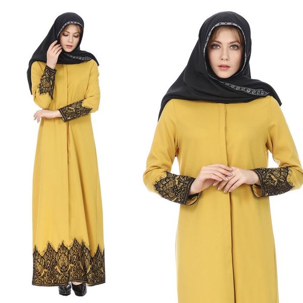 ethnic clothing middle east fashion national lace solid color robe long dress dubai abaya turkey muslim donsignet, Red
ethnic clothing middle east fashion national lace solid color robe long dress dubai abaya turkey muslim donsignet, Red