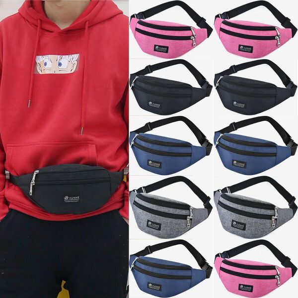 uk men women waist fanny pack sport travel belt zipper waist bag crossbody bag
uk men women waist fanny pack sport travel belt zipper waist bag crossbody bag