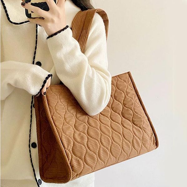 evening bags fashion corduroy square shoulder bag lady designer large capacity handbag woman shopping underarm women's tote
evening bags fashion corduroy square shoulder bag lady designer large capacity handbag woman shopping underarm women's tote