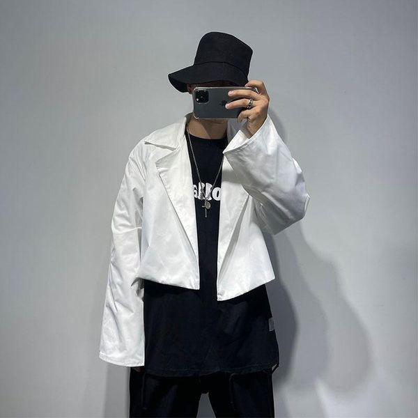 men's jackets jacket spring and autumn lapel suit short pure color simple classic fashion versatile large coat, Black;brown
men's jackets jacket spring and autumn lapel suit short pure color simple classic fashion versatile large coat, Black;brown