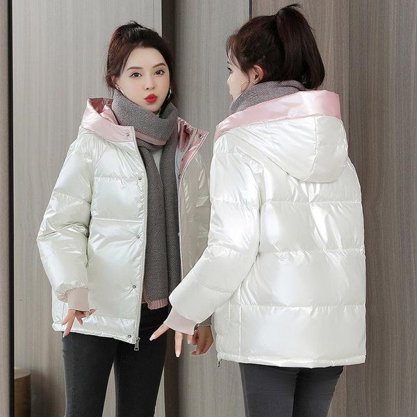 women's down & parkas 2021 women short jacket winter thick hooded cotton padded coats female korean loose puffer ladies oversize outwea, Black
women's down & parkas 2021 women short jacket winter thick hooded cotton padded coats female korean loose puffer ladies oversize outwea, Black