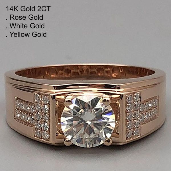 rose gold 2 moissanite diamond men ring t luxury round trendy wedding party engagement anniversary ct d color cluster rings, Golden;silver
rose gold 2 moissanite diamond men ring t luxury round trendy wedding party engagement anniversary ct d color cluster rings, Golden;silver