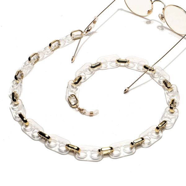 acrylic link chains for women bohemia sunglasses mask chains gold color new fashion jewelry accessories 
acrylic link chains for women bohemia sunglasses mask chains gold color new fashion jewelry accessories