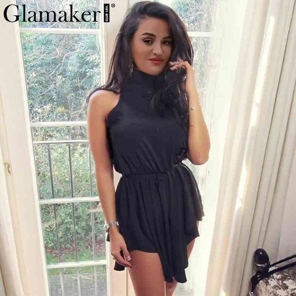 glamaker backless summer dress women draped halter sleeveless sundress bodycon elegant ladies night club black mini dress 210414, Black;gray
glamaker backless summer dress women draped halter sleeveless sundress bodycon elegant ladies night club black mini dress 210414, Black;gray